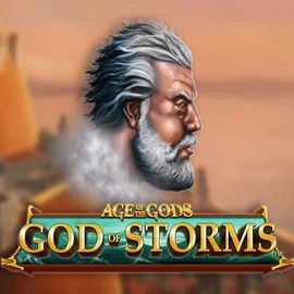 Age Of The Gods: God of Storms logo by Playtech at Spinfin Casino