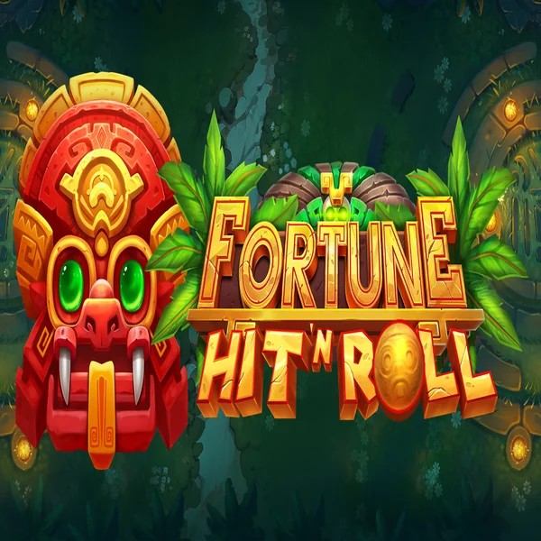 Fortune Hit'n Roll slot logo by Pragmatic Play at Spinfin Casino