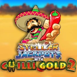Stellar Jackpots with Chilli Gold x2 slot logo by Lightning Box Game at Spinfin Casino