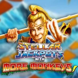 Try Stellar Jackpots with More Monkeys slot by Lightning Box Game on spinfinn.gr – logo image